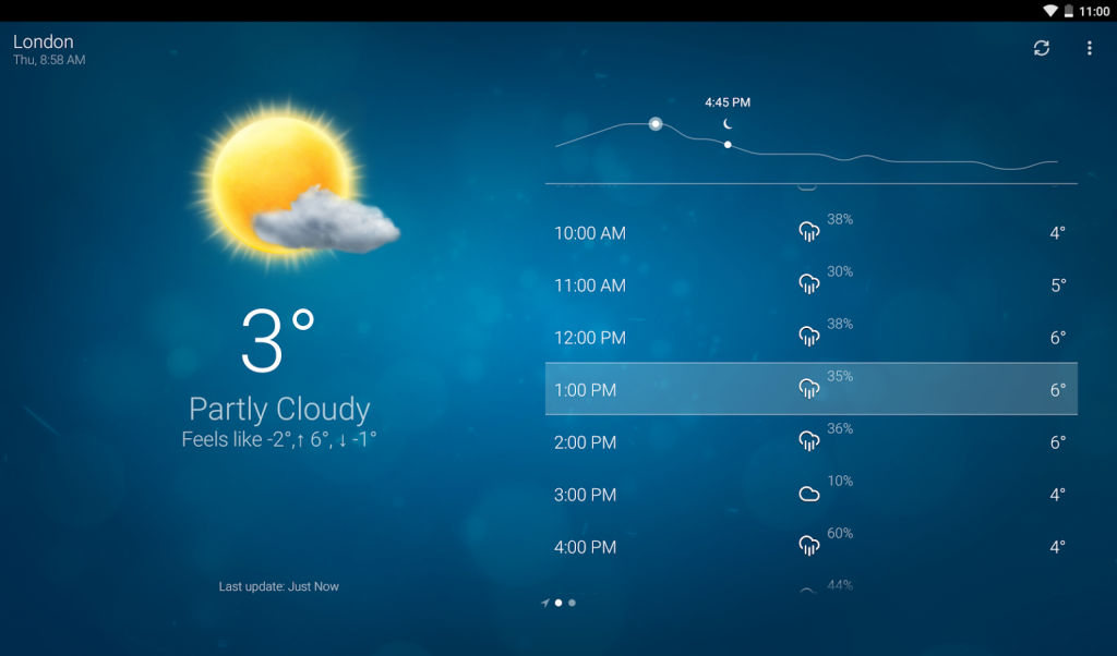 Best weather Apps for android