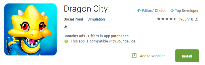 Download Dragon City App