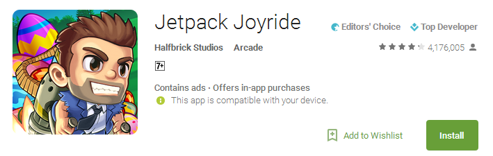 Download Jetpack Joyride App