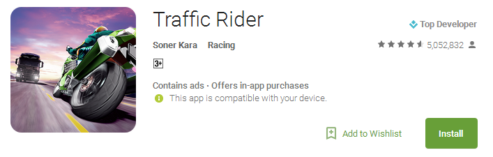 Download Traffic Rider - Racing games online