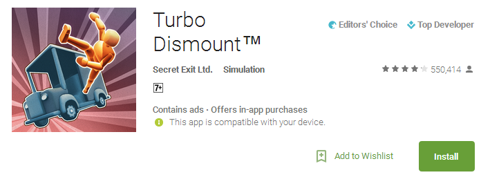 Download Turbo Dismount App