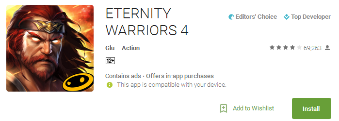 ETERNITY WARRIORS 4 App