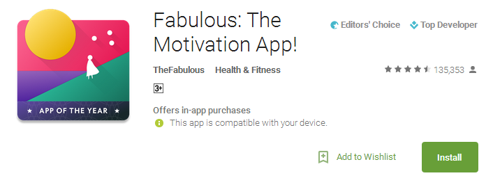 Fabulous -The Motivation App