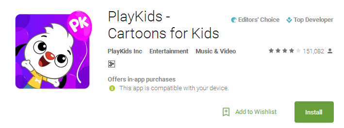 PlayKids - Funny Cartoons Video for Kids App