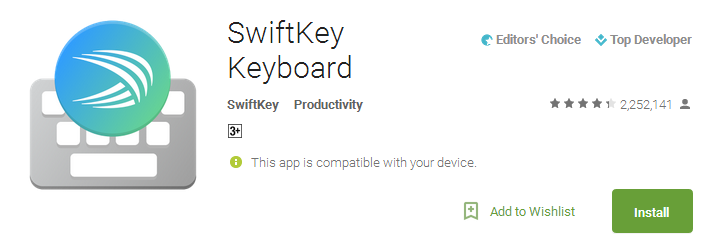SwiftKey Keyboard Apps