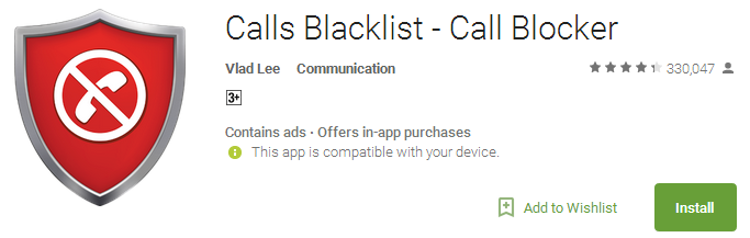Calls Blacklist - Call Blocker App