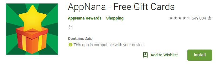 Download Free Gift Card App