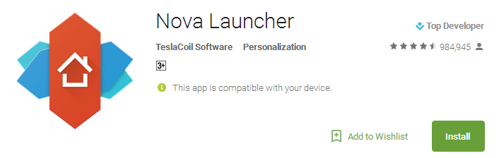Download Nova Launcher App