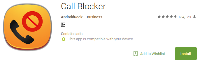 Free Call Blocker App