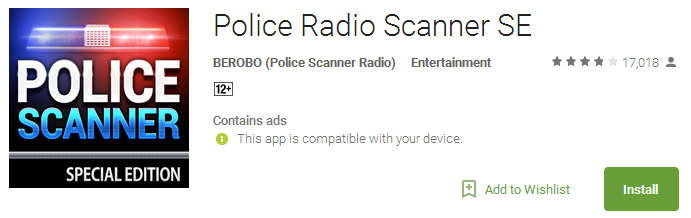 Police Radio Scanner App
