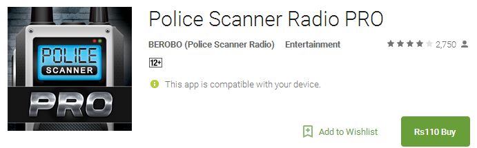 Police Scanner Radio PRO