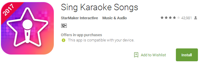 Sing Karaoke Songs App