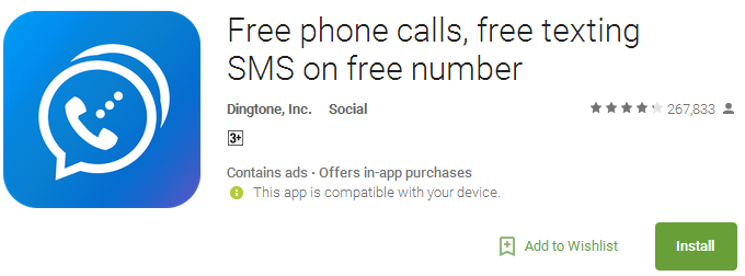 cell phone app free calls