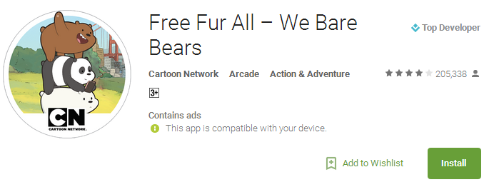 Free Fur All – We Bare Bears