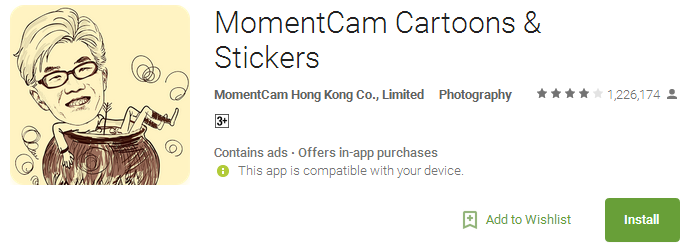 MomentCam Cartoons & Stickers