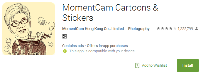 MomentCam Cartoons & Stickers