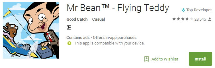 Mr Bean - Flying Teddy