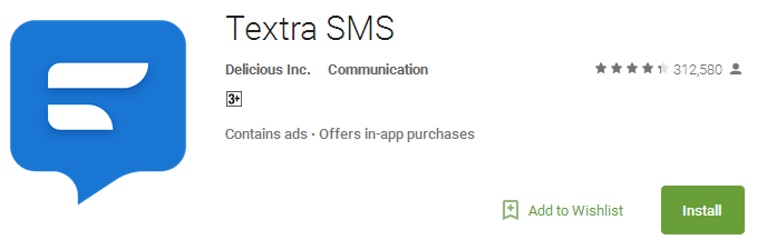 Download Textra SMS App
