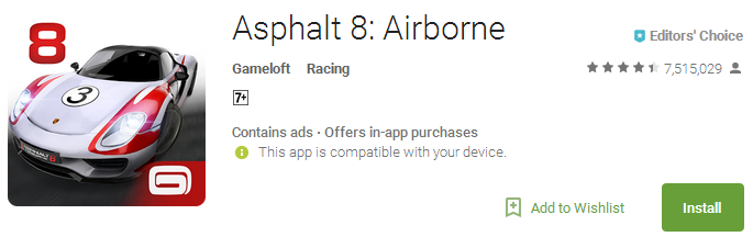 Download Asphalt 8 Airborne
