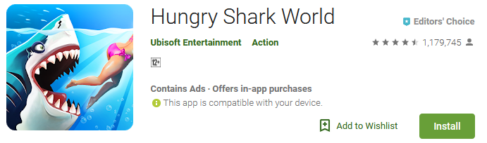 Download Hungry Shark World Game app