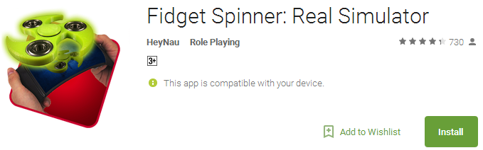 Fidget Spinners - Real Simulator