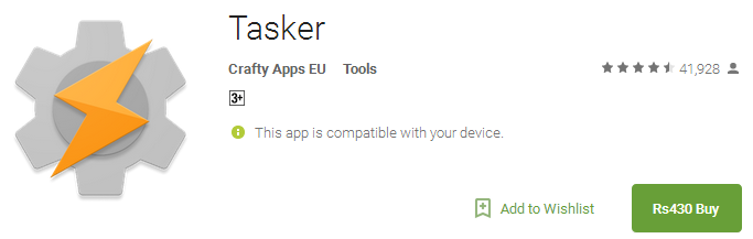 Download Tasker App