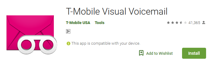 Download T-Mobile Visual Voicemail App