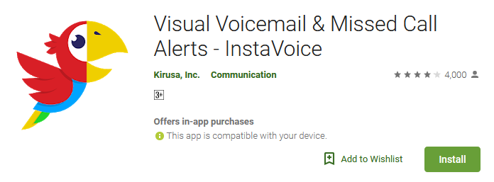 InstaVoice Free Unlimited Visual Voicemail App