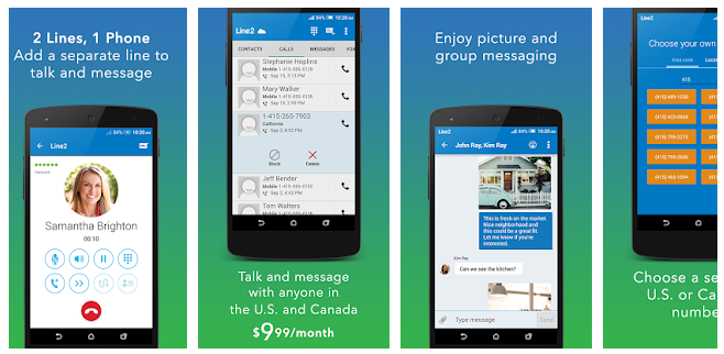 Line2 - Second Phone Number App