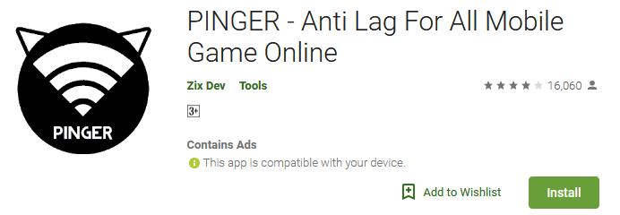 PINGER Mobile Game Online