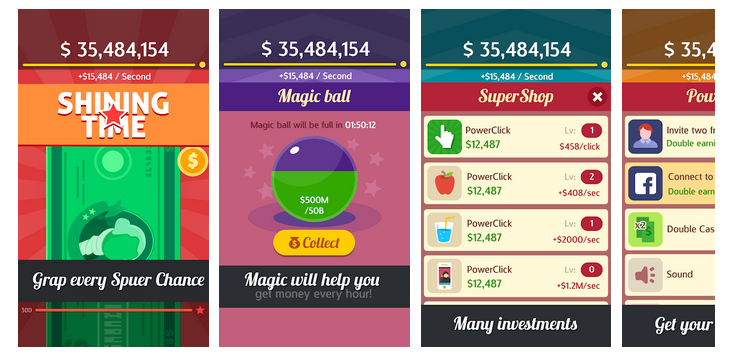 Make Money Rain Cash Clicker App