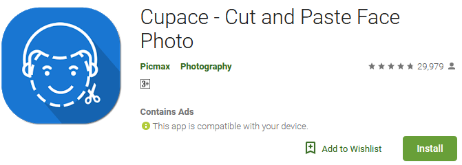 Download Cupace App - Cut and Paste Face Photo