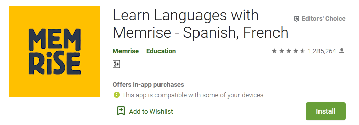 Learn Languages with Memrise - Spanish, French